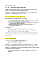 ENVS. Social Construction