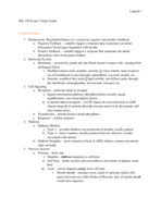 BIL 150 Exam 3 Study Guide 