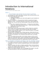 POL 1080 Current Events Quiz Study Guide