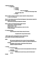 Memory Encoding 