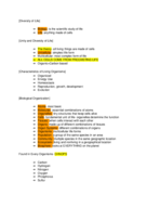 Biology 1010 Lecture 1
