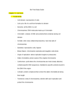 Principles of Biology 1 End of the Year Study Gude
