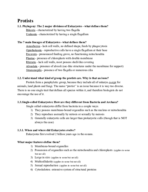 BIO 160 Midterm #2 Studyguide