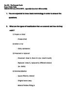 Exam 4 Study Guides