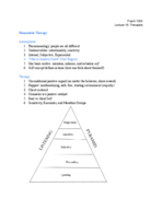 Lectures 18 and 19 Notes