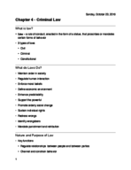 Chapter 4 - Criminal Law