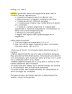 Bio 101 Test 4