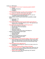 Exam 3 Study Guide