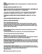 Health Study Guide on Alcohol 