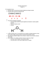 Chemistry Notes- Polarity