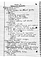 Managerial Accounting Class Notes - Chapter 10 - Performance Evaluation