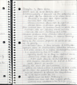 Chapter 5 Class and Book Notes 