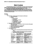 Week 12, EDPS 251: Fundamentals of Adolescent Development