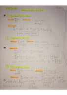 Math 023 Exam 5 Study Guide