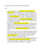 Day in the Life Study Guide