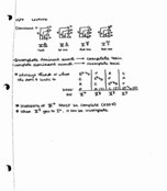 Theory 1, Week 13 Notes