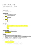 PKG Exam 3 Study Guide