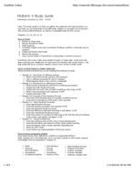 Software Engineering - Midterm 3 Study Guide