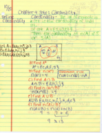 cardinality 