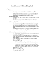 General Chemistry 1 Midterm 2 Study Guide