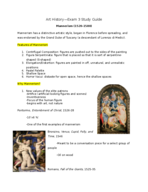 Art History, Exam 3 Study Guide
