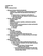 CTCS 190 Week 13 Notes