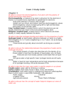Exam 3 Study Guide 