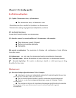 Exam 2 study guide 