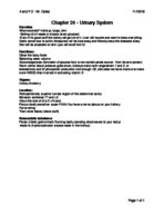 Week 13 - Respiratory and Start of Urinary System