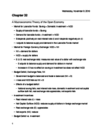Econ 2- Chapter 32 Notes