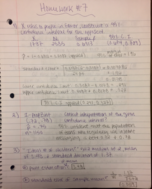Statistics - Baugh - Homework notes #7
