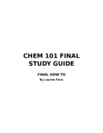 CHEM 101 FINAL STUDY GUIDE