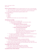 Exam3 Abnormal Psych Study Guide!