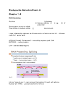 Genetics - Weese - Exam 4 Studyguide 