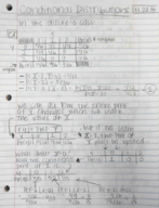 Week 14 - Conditional Distributions 11/22