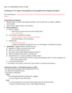GEO 103, Midterm Study Guide