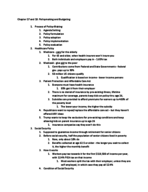 Chapter 17 and 18 Policymaking and Budgeting American Government PS 1113