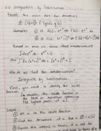 6.6 Integration by Substitution