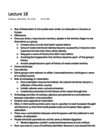 ISS 315 Lecture 18 Notes