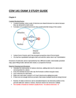 CEM 141 EXAM 3 STUDY GUIDE