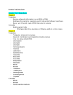 Genetics Final Study Guide