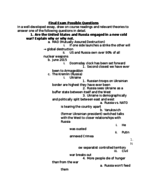 PSC 204 - Final Questions Outlines