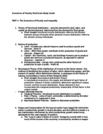 Economics of Poverty Final Exam Study Guide