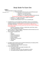 Compiling of past Test Study Guides!