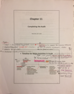 ACCT4083 Audit Chapter11 Handout notes