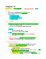 POLI201 Chapter 14 Notes