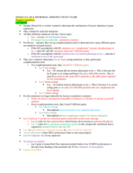 Genetics Final Study guide