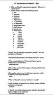 Biology Final Exam Review Questions(BY104)