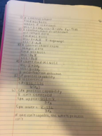 Operations Management Test 3 Problems Notes
