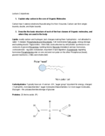 ANPS 019 - Lecture 2 -  Organic Molecules